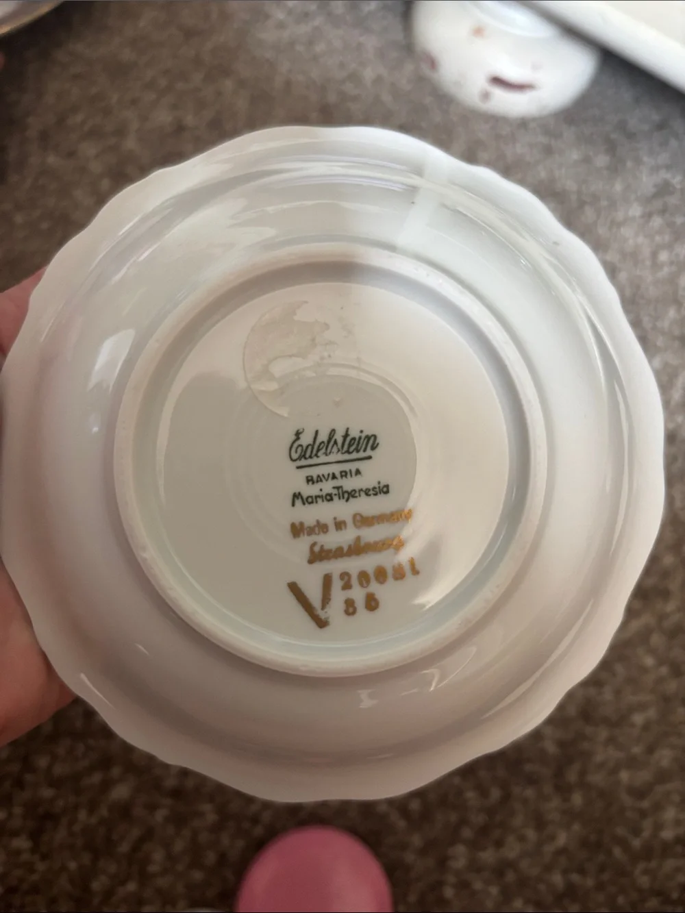 Vintage Edelstein Floral bowl